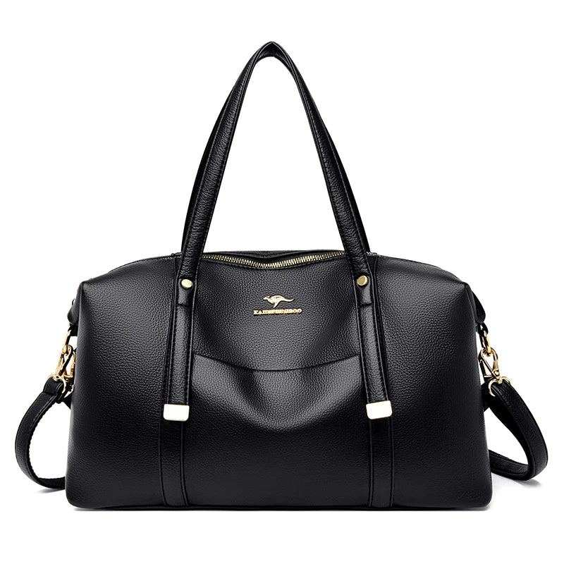 Real Women Soft Leather Shoulder Bags Luxury Women's Bag High Quality Ladies Handbag Fashion Female Messenger Bag Large Tote Sac