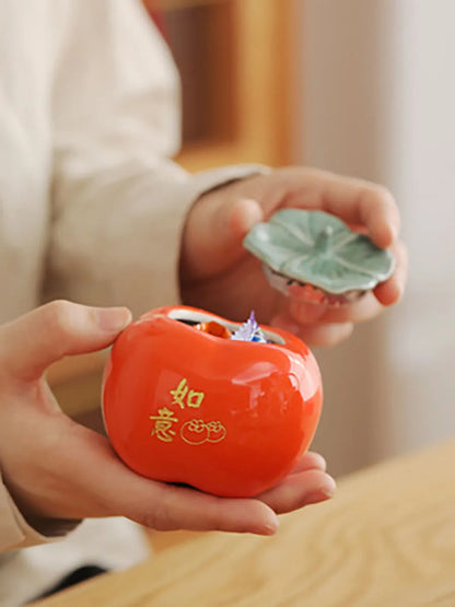 Red Ceramic Teapot Chinese Tea Pot Cup Beauty Kettle Wedding Supplies Household Tea Ceremony Customized Souvenir Gifts