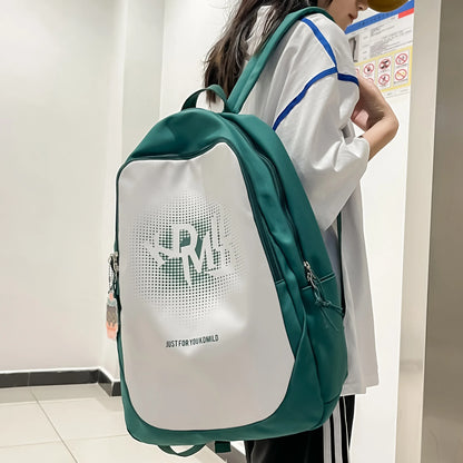Red Girl High Capacity Travel Book Backpack Lady Nylon Bag Trendy Female Laptop Leisure College Backpack Fashion Women SchoolBag