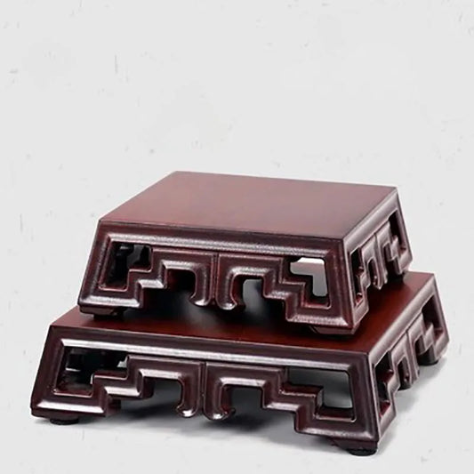 Red Wood Square Base, Antique Vase, Fish Tank, Jade Ware, Tea Pot, strange Stone, Buddha Statue, Bonsai Decoration, Carving