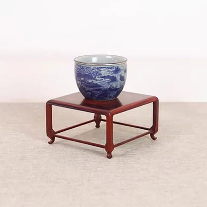 Redwood Miniature Potted Display Bracket, Solid Wood, Red Sour Branches, Simple Tea Pot, Incense Stove, Flower Vase Decoration