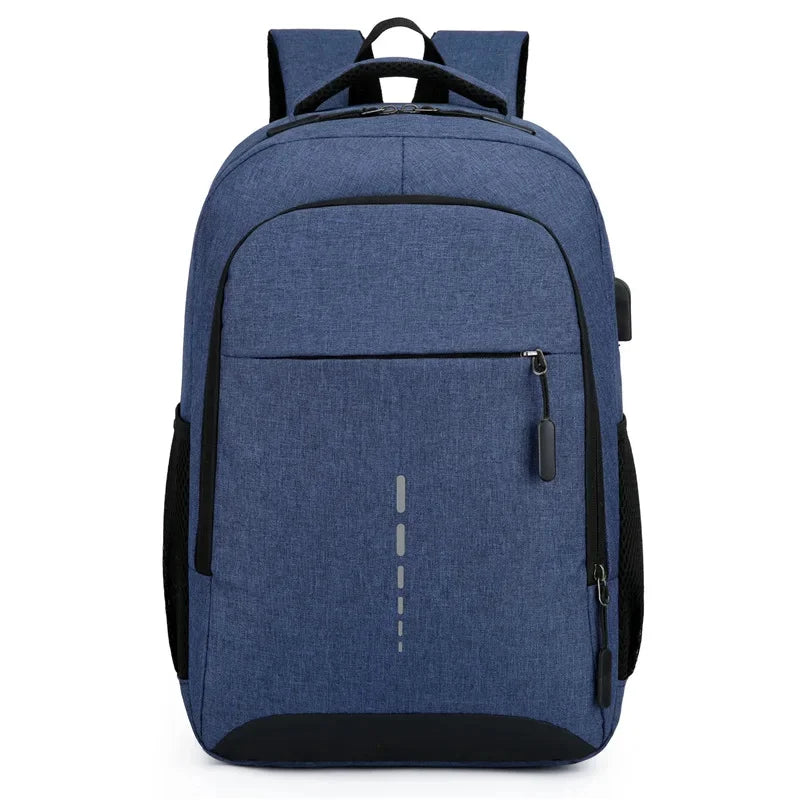 Reflective Men's 15.6 Inch Laptop Backpack USB Waterproof Notebook School Travel Bag Schoolbags Pack For Male Women Female
