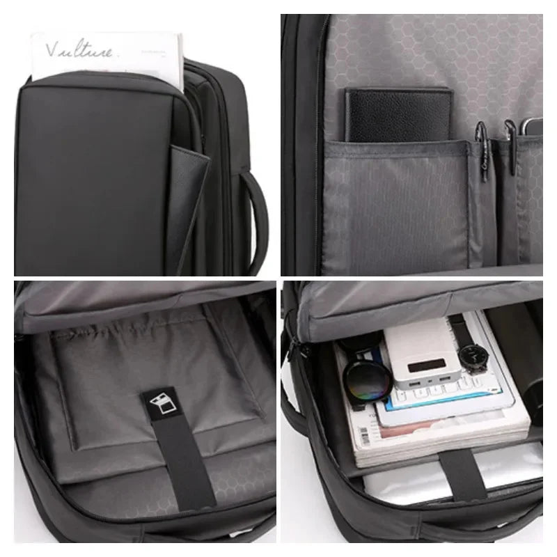 Reflective Men's Laptop Backpack Waterproof Notebook School Travel Bag Schoolbags Pack For Male Women Female