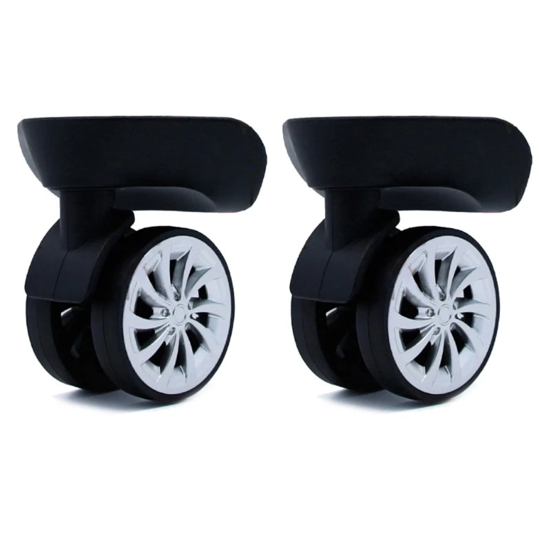 Replacement Luggage Wheels Portable A57 Suitcase Wheels Luggage Swivel Trolley Case Luggage Wheel for Repair Replacement