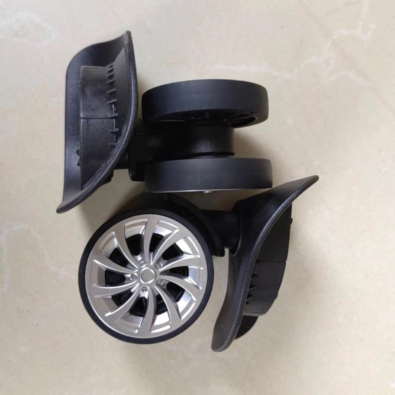 Replacement Luggage Wheels Portable A57 Suitcase Wheels Luggage Swivel Trolley Case Luggage Wheel for Repair Replacement