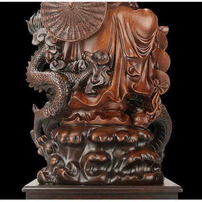 Resin Big Belly Laughing Buddha Characters Statue  Bless Prosperity And Wealth Ornament Figurines Home Office Feng Shui Statue