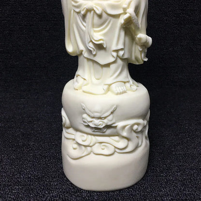 Resin Big Belly Maitreya Buddha Figure Sculpture statue， Chinese Buddha Statues Home Room, Office Feng Shui Statue 10.21 in