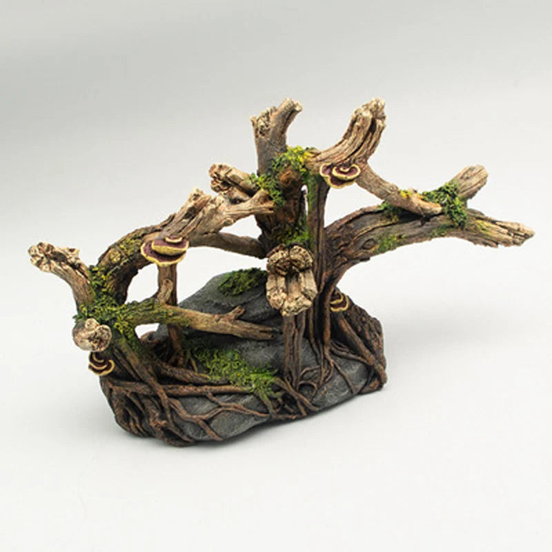 Resin Bush Decoration for Aquarium, Fish Tank Cave, Hideout Wood Decor, Freshwater Ornament, Accessories