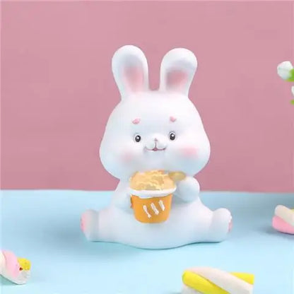 Resin Cartoon Cute Animal Car Ornament Micro Landscape Bonsai Decoration Desktop Creative Trinket Home Accessories Figurines
