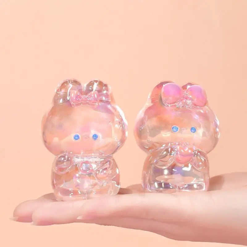 Resin Cartoon Cute Rabbit Car Ornament Micro Landscape Bonsai Decoration Desktop Creative Trinket Home Accessories Figurines