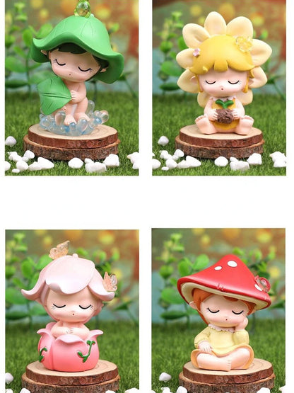 Resin Cartoon Forest Series Car Ornament Micro Landscape Bonsai Decoration Desktop Creative Trinket Home Accessories Figurines