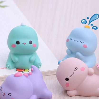 Resin Cartoon Little Dinosaur Car Ornament Micro Landscape Bonsai Decoration Desktop Creative Trinket Home Accessories Figurines