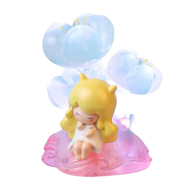 Resin Cartoon Luminescent Lamp Ornament Micro Landscape Bonsai Decoration Desktop Creative Trinket Home Accessories Figurines