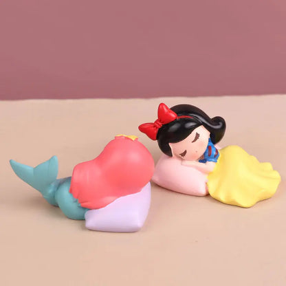 Resin Cartoon Mermaid Car Ornament Micro Landscape Bonsai Decoration Desktop Creative Trinket Home Accessories Figurines