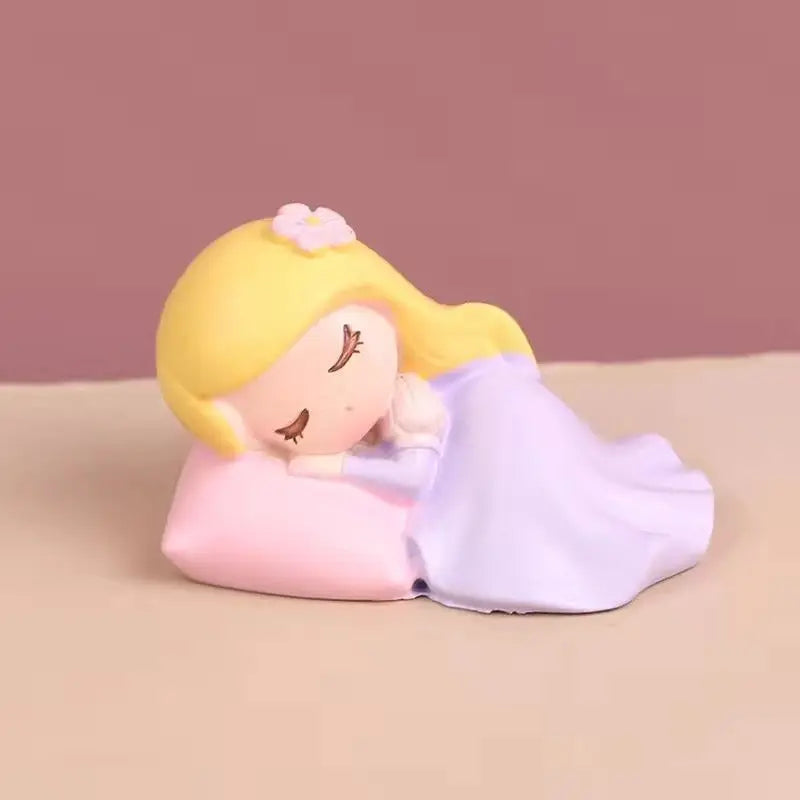 Resin Cartoon Mermaid Car Ornament Micro Landscape Bonsai Decoration Desktop Creative Trinket Home Accessories Figurines