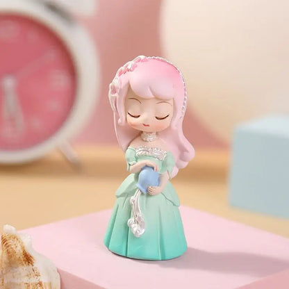 Resin Cartoon Pretty Princess Car Ornament Micro Landscape Bonsai Decoration Desktop Creative Trinket Home Accessories Figurines