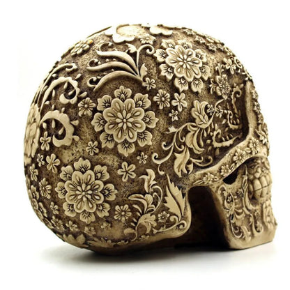 Resin Craft Skull Statues & Sculptures Garden Statues Fashion Skull Model Halloween Decoration Human Model Art Gift