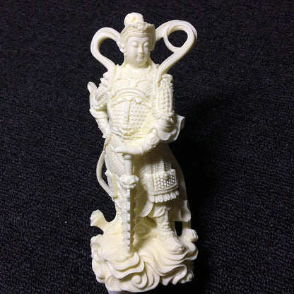 Resin Door God Wei Tuo Patron Saint Figure statue Resin sculpture High quality Home living room, room decoration Fortune statue