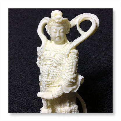 Resin Door God Wei Tuo Patron Saint Figure statue Resin sculpture High quality Home living room, room decoration Fortune statue