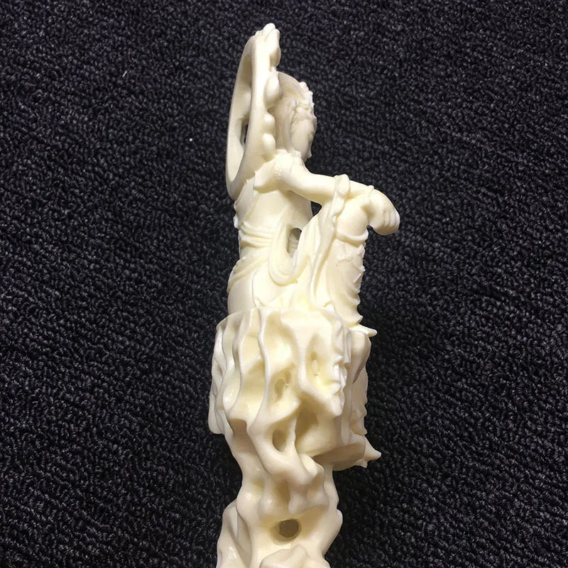 Resin Flame Guanyin Bodhisattva Characters  Sculpture Statue Chinese Buddha Statues  Home Room, Office Feng Shui Statue