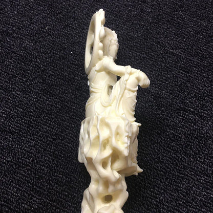 Resin Flame Guanyin Bodhisattva Characters  Sculpture Statue Chinese Buddha Statues  Home Room, Office Feng Shui Statue