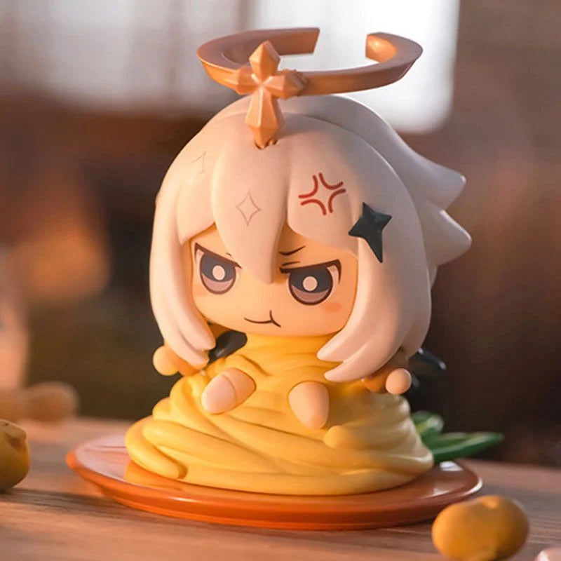 Resin Girl Eats Food Cartoon Car Ornament Micro Landscape Bonsai Decoration Desktop Creative Trinket Home Accessories Figurines