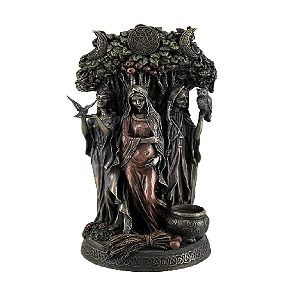 Resin Statues Danu Irish Triple Goddess Cast Bronze Statue