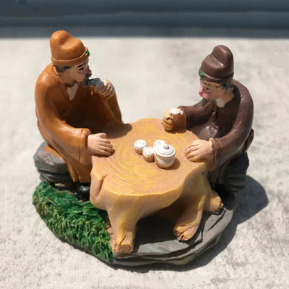 Resin Tea Pet Decoration Boutique Hand Sculpture Tea Tray Ornaments Tea Ceremony Supplies Desktop Crafts Tea Set Accessories