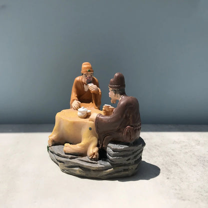 Resin Tea Pet Decoration Boutique Hand Sculpture Tea Tray Ornaments Tea Ceremony Supplies Desktop Crafts Tea Set Accessories