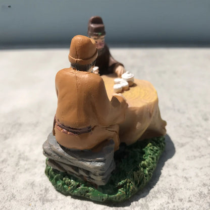 Resin Tea Pet Decoration Boutique Hand Sculpture Tea Tray Ornaments Tea Ceremony Supplies Desktop Crafts Tea Set Accessories