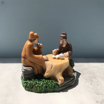 Resin Tea Pet Decoration Boutique Hand Sculpture Tea Tray Ornaments Tea Ceremony Supplies Desktop Crafts Tea Set Accessories