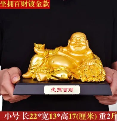 Resin laughing buddha handicraft, the god of wealth Buddha furnishing articles wealth fill n home decorationentrance door