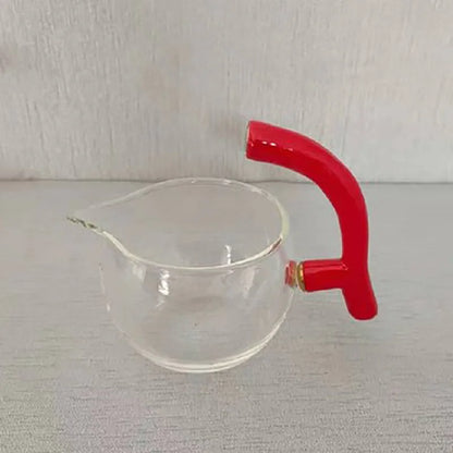 Resistant Glass Tea Set Coffee Set Magnetic Water Diversion Rotating Cover Bowl Semi Automatic Tea Maker Lazy Teapot