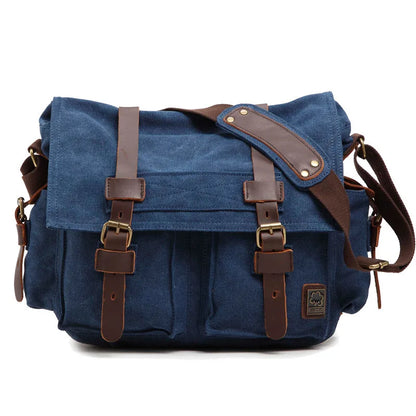 Retro Canvas Crossbody Shoulder Bags Sling DSLR SLR Photo Video Soft Casual Bag Pack Case Travel Camera Protective Cases