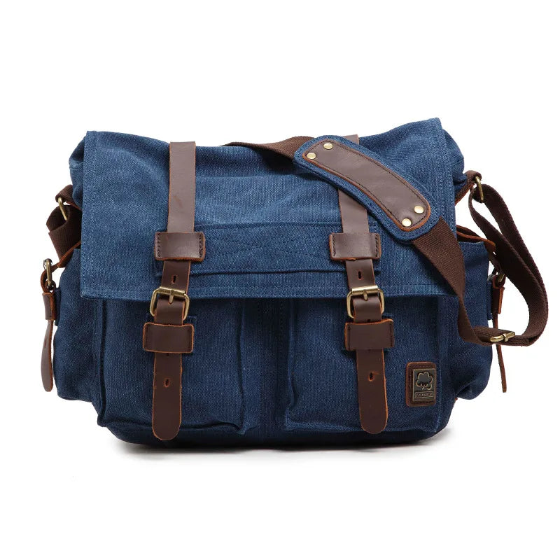 Retro Canvas Crossbody Shoulder Bags Sling DSLR SLR Photo Video Soft Casual Bag Pack Case Travel Camera Protective Cases