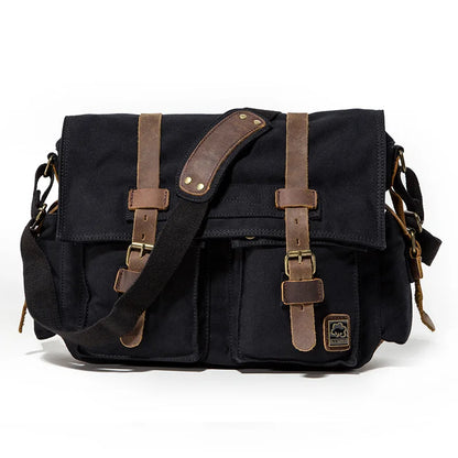 Retro Canvas Crossbody Shoulder Bags Sling DSLR SLR Photo Video Soft Casual Bag Pack Case Travel Camera Protective Cases