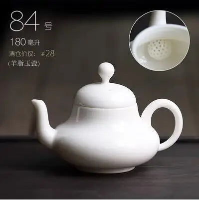 Retro Ceramic Kiln Change Teapot, Coarse Ceramic, Lifting Beam Pot, Household Kungfu Tea Set