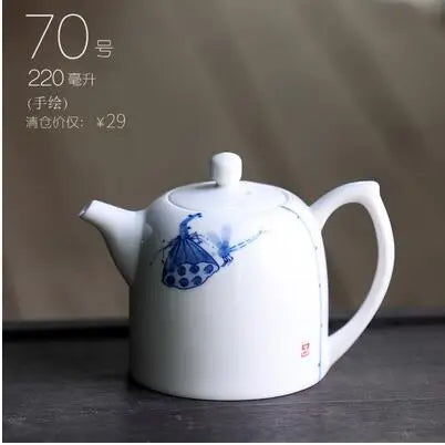 Retro Ceramic Kiln Change Teapot, Coarse Ceramic, Lifting Beam Pot, Household Kungfu Tea Set