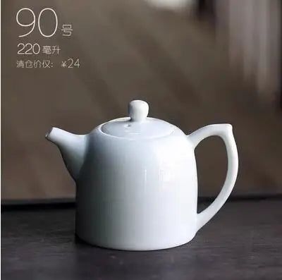 Retro Ceramic Kiln Change Teapot, Coarse Ceramic, Lifting Beam Pot, Household Kungfu Tea Set