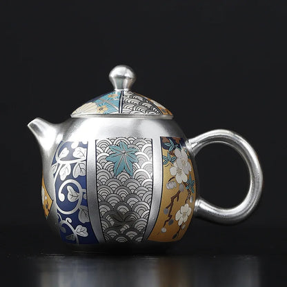 Retro Chinese Handmade Kongfu Tea Set, Ceramic Yixing Teapot, Oolong Puer Tea, Boil Water, Clay Kettle, High-end Gift