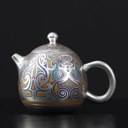 Retro Chinese Handmade Kongfu Tea Set, Ceramic Yixing Teapot, Oolong Puer Tea, Boil Water, Clay Kettle, High-end Gift