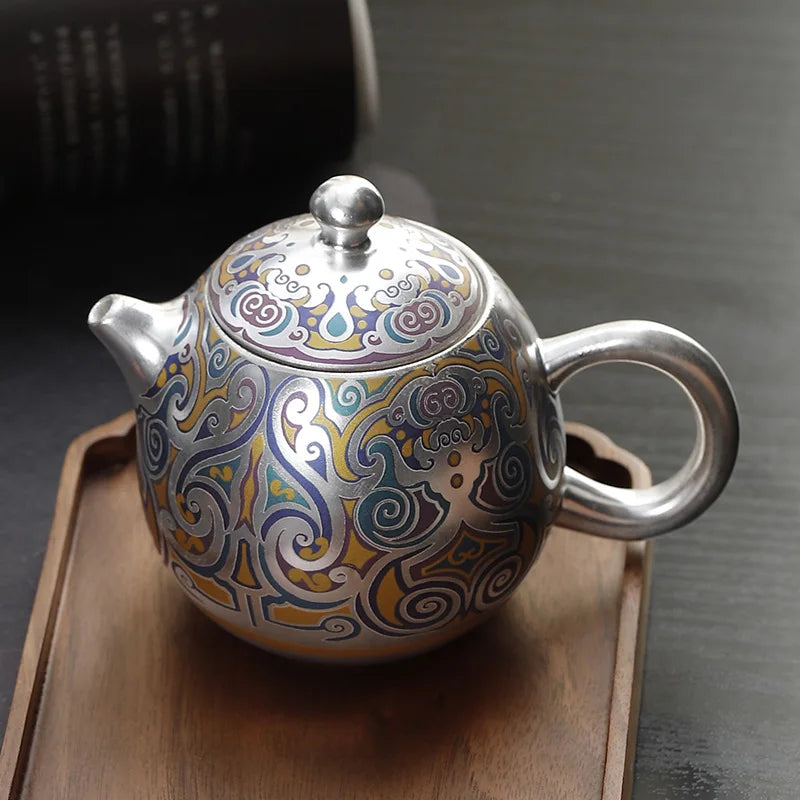 Retro Chinese Handmade Kongfu Tea Set, Ceramic Yixing Teapot, Oolong Puer Tea, Boil Water, Clay Kettle, High-end Gift