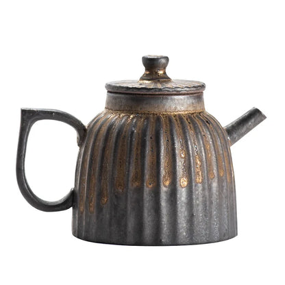 Retro Chinese Teapot Pottery Tea Kettles Elegant Teaware Ceramic Tea Infuser Home Decor Ceramic Kung Fu Tea Pots