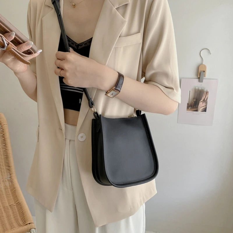 Retro Classic Clutch Shoulder Bag Tote Handbag with Zipper Closure for Women Shopping Crossbody Bags