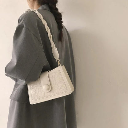 Retro Embossed Clutch Shoulder Bag Tote Handbag Sling Phone Pouch for Women Shopping Underarm Bags