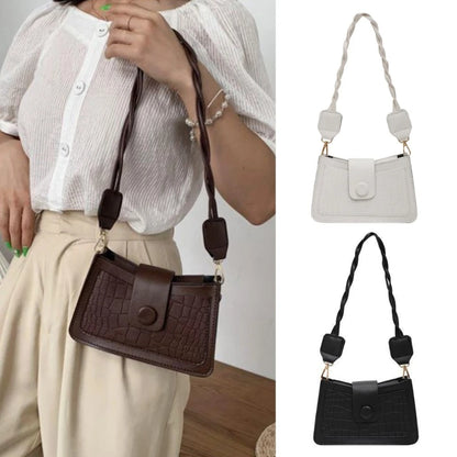 Retro Embossed Clutch Shoulder Bag Tote Handbag Sling Phone Pouch for Women Shopping Underarm Bags