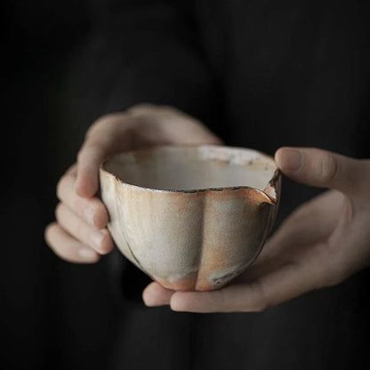 Retro Firewood Kiln Change Ink Ceramic Tea Pitcher Japanese Sharing Fair Cup Cha Hai Justice Cup for Tea Ornaments Accessories