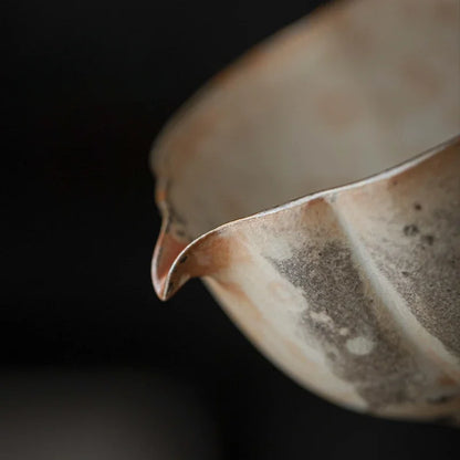 Retro Firewood Kiln Change Ink Ceramic Tea Pitcher Japanese Sharing Fair Cup Cha Hai Justice Cup for Tea Ornaments Accessories