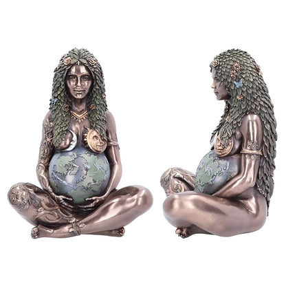 Retro Home Ornaments Nordic Resin Statue of The Earth Victory Goddess Mother Sculpture  Living Room Decoration Desktop Figurines