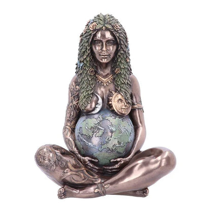 Retro Home Ornaments Nordic Resin Statue of The Earth Victory Goddess Mother Sculpture  Living Room Decoration Desktop Figurines